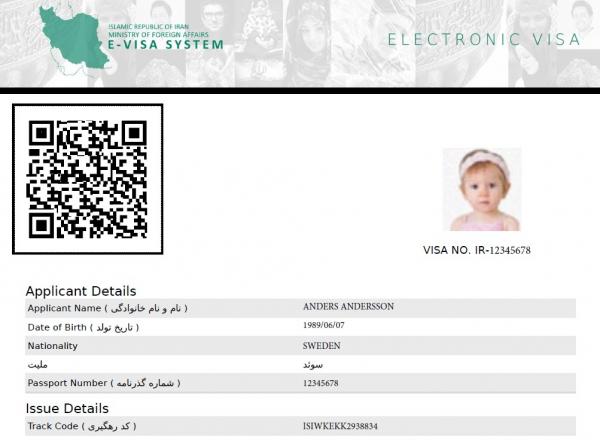 Iran visa